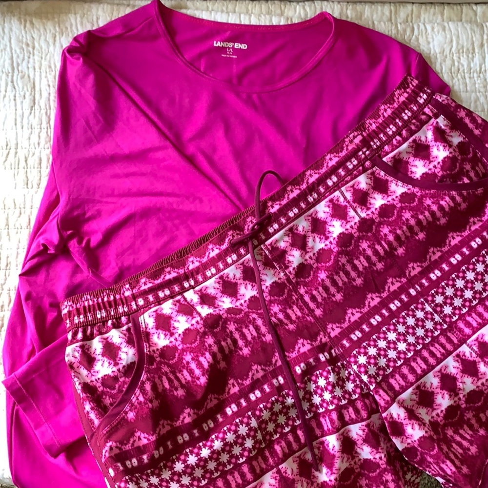 💕Host Pick💕L/S Top w/ Swim Shorts